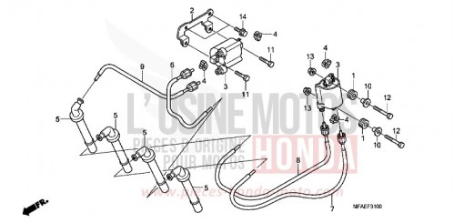 IGNITION COIL CBF1000AA de 2010